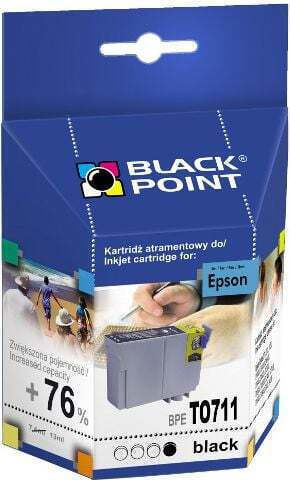 Black Point Συμβατό Μελάνι Εκτυπωτή InkJet No PN or models found Μαύρο 1τμχ