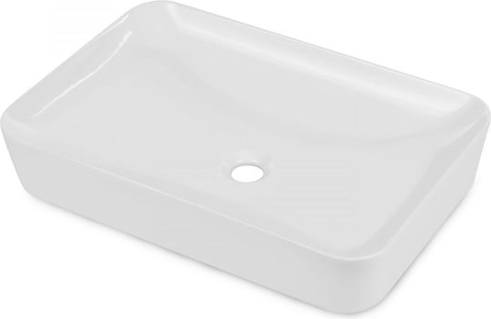 Deante Countertop Sink Porcelain 59.7x39.6x11.1cm White
