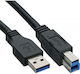 InLine USB 3.0 Кабел USB-A мъжки - USB-B мъжки Черен 2м 35320