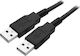 Logo Usb Cable Usb-a Usb-a 1.8 M Black