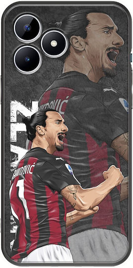 Football Legends - Zlatan Ibrahimovic Задна корица Силикон Многоцветен (Realme Note 50)