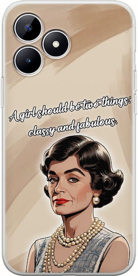 Brilliant Business Minds - Coco Chanel Задна корица Силикон Многоцветен (Realme Note 50 (OEM))