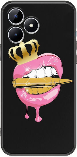 Bullet Lips Back Cover Silicone Multicolour (Realme Note 50)