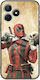 Deadpool Hamlet Back Cover Silicone Multicolour (Realme Note 50)