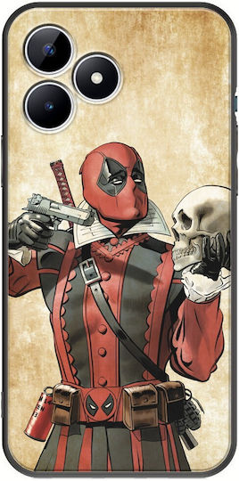 Deadpool Hamlet Back Cover Silicone Multicolour (Realme Note 50)