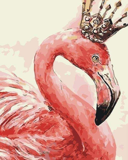 Flamingo Κάδρο σε Καμβά 40x50cm