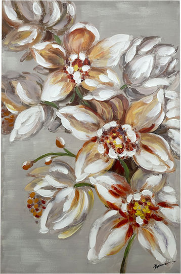 Inart Flourish I Πίνακας σε Καμβά 80x120cm