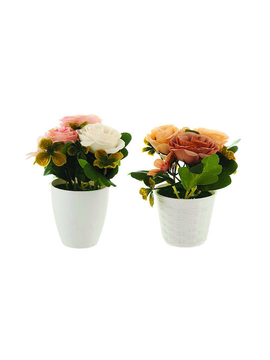 Vază din plastic pentru flori, 15cm, 87059503083, selecție aleatorie de culoare sau design