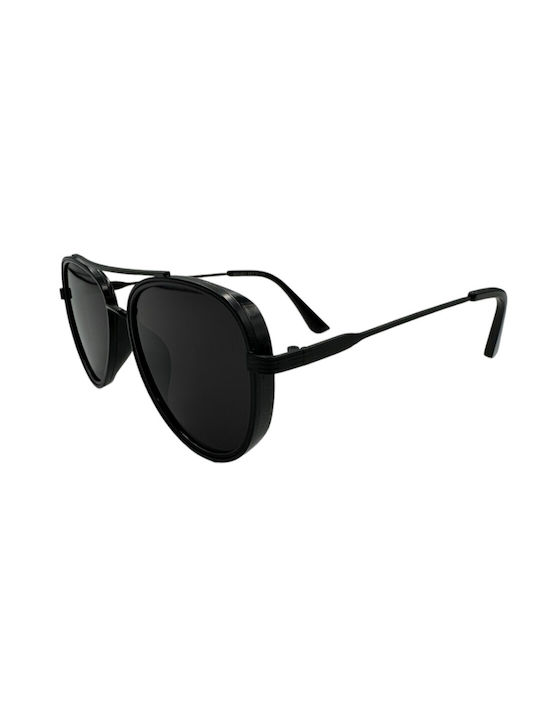 V-store Women's Sunglasses with Black Frame and Black Lens 80-803BLACK