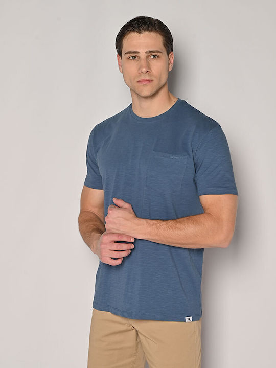 Brokers Jeans Men's Short Sleeve T-shirt Blue