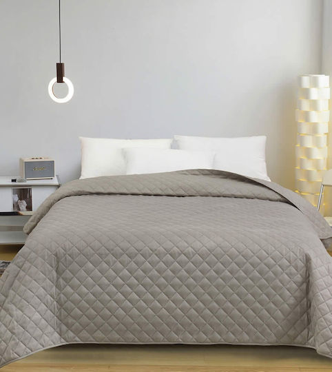 Melinen Tosca Κουβερλί King Size Microfiber Grey 260x240cm