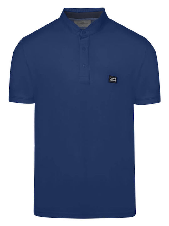 Prince Oliver Men's Blouse Polo Blue