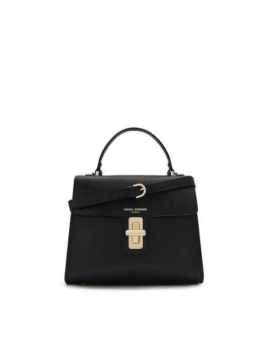 Isabel Bernard Leather Women's Bag Shoulder Black