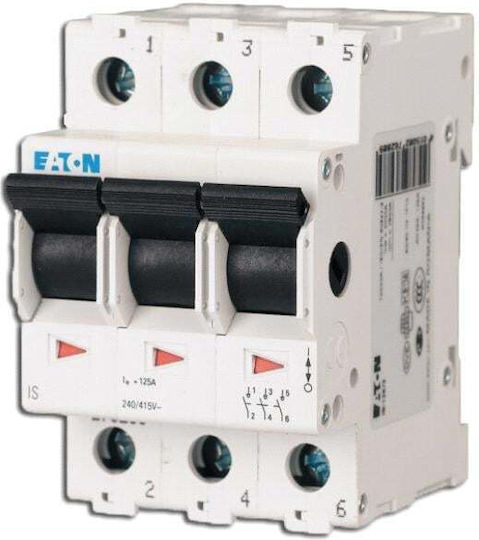 Eaton Is-40 3-Poles Panel Push Switch 125A