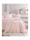 Rythmos Bettbezug-Set Übergröße mit 2 Kissenbezügen 225x250 Sinclair Pink