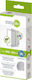 Window Mosquito Net with Velcro Permanent Made of White Polyester 100x100cm