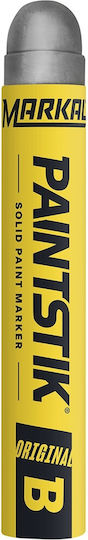 Markal Paintstik B Solid Paint Marker Metallic Silver 048615802336