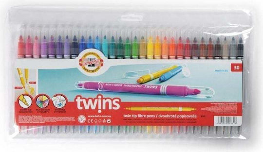 Koh-i-noor Carioca Set 2 Heads 30 Colours