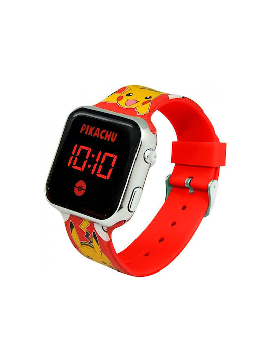 Minecraft Kids Digital Watch with Rubber/Plastic Strap Multicolour