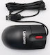 Lenovo Mouse Laser 3Button USB PS2 Ενσύρματο Ποντίκι Μαύρο