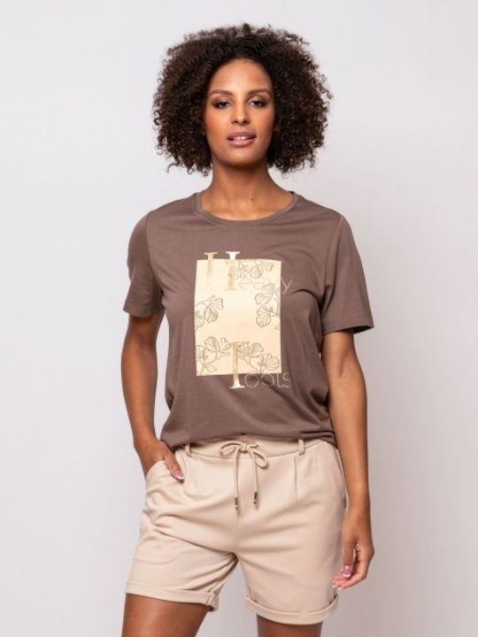 Heavy Tools Women's T-shirt Taupe