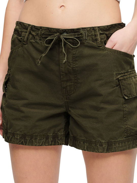 Superdry Γυναικείο Σορτς Πράσινο