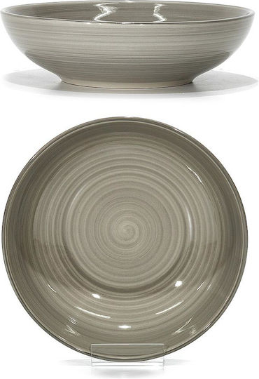 ArteLibre Farfurie adâncă Ceramică Maro cu Diametru 21cm ArteLibre Farfurie adâncă Ceramică Maro cu Diametru 21cm