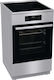 Gorenje Herd 70Es mit Induktionskochfeldern B59.4cm. Inox