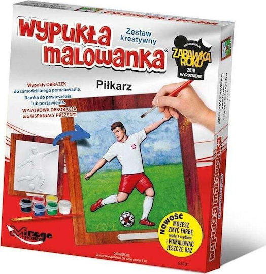 Konvexes Malbuch Sport Fußballspieler