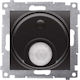 Kontakt-Simon Recessed Wall Switch Motion Sensor Without Frame Black