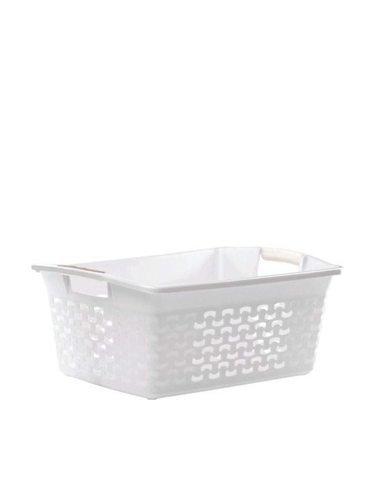 Branq Laundry Basket Plastic White