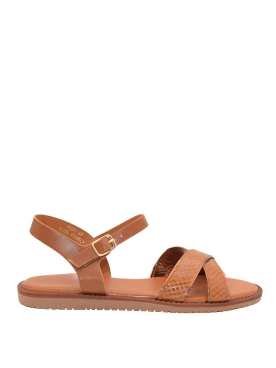 Morena Spain Crossover Women's Sandals Brown