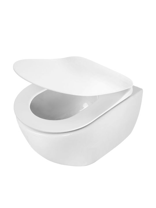 Deante Wandhängende Toilette Weiße