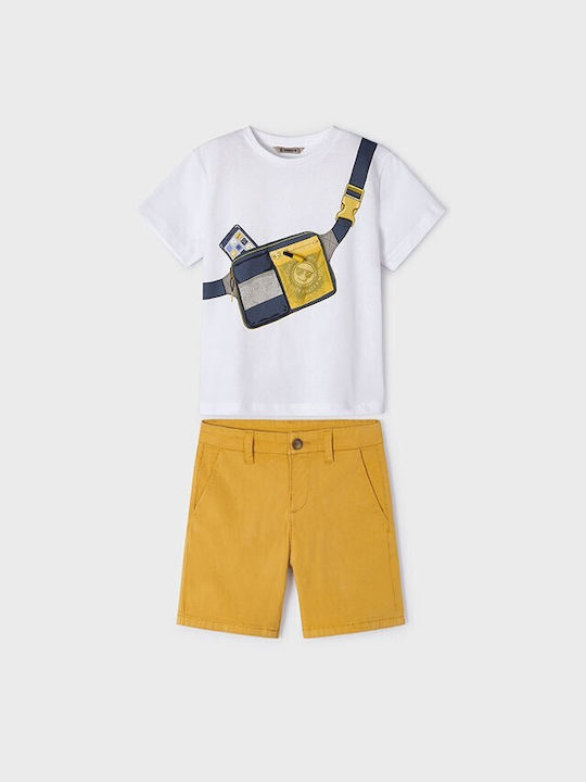 Mayoral Kids Set with Shorts Summer 2pcs White