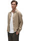 Langärmlig Leinen Hemd Beige