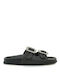 Seven Women's Flat Sandals in Black Color