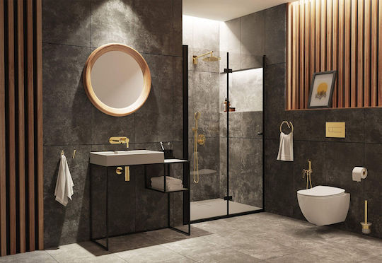 Deante Countertop Sink Porcelain 60x40x10cm Gray