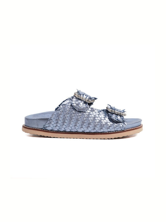 Inuovo Leather Women's Sandals Light Blue