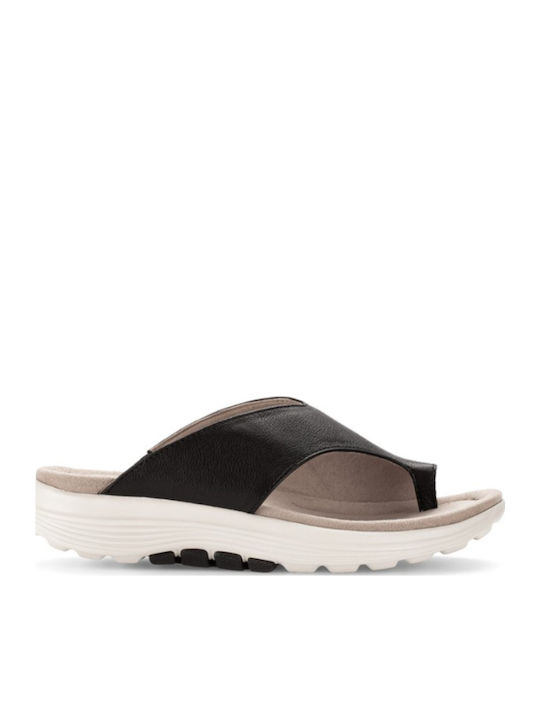 Gabor Leder Flache Sandalen für Damen Anatomisc...