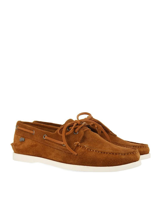 Gioseppo Men's Leather Moccasins Tabac Brown