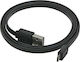 Logo Collection Regular USB 2.0 to micro USB Cable Μαύρο 1m 1τμχ