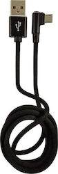 LC-Power 31332B Geflochtenes USB 2.0 in Micro-USB 1m Schwarz