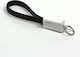 Neutralle Microusb Regular USB 2.0 to micro USB Cable Μαύρο 0.2m 1τμχ