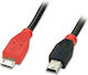 Lindy Regular USB 2.0 to micro USB Cable Μαύρο 1m (31718) 1τμχ