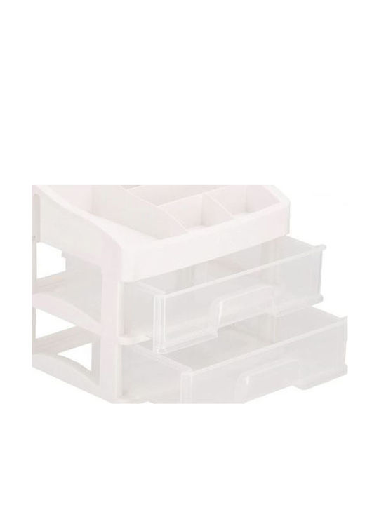 Springos Κουτί Κοσμημάτων Λευκό 30x25x34cm