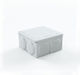Kouvidis Surface Mounted Electrical Box Branching IP55 in Gray Color