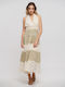 Ble Resort Collection Maxi Rochie Beige