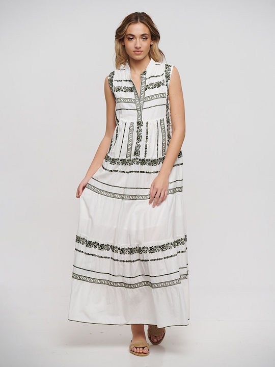 Ble Resort Collection Maxi Kleid White