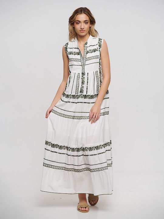 Ble Resort Collection Maxi Rochie White