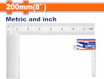 Wadfow Aluminum Angle Ruler 20cm